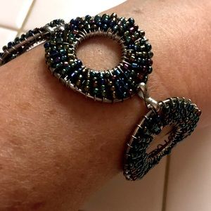 🟢🔵GREEN/BLUE “DONUT” BRACELET